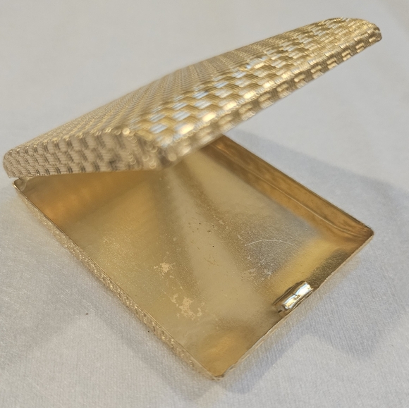 🔥Vintage gold compact mirror case - Picture 3 of 8